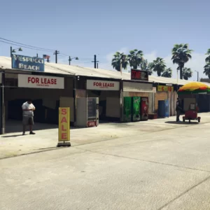Vespucci Beach Stalls